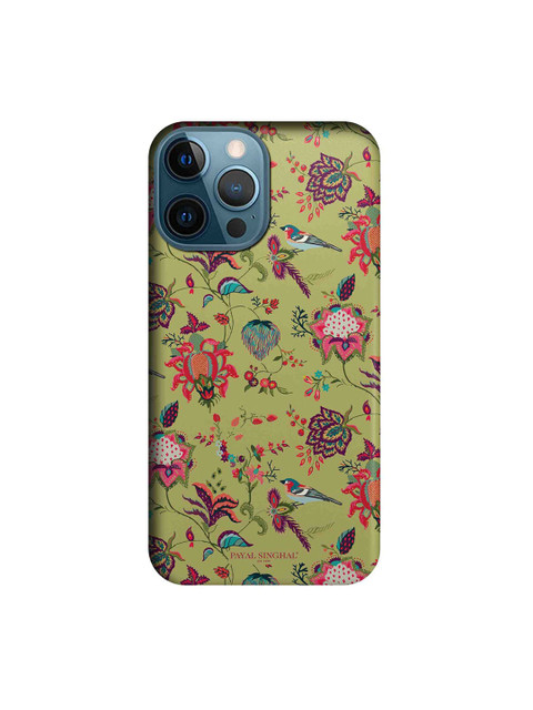 

CelfieDesign Green & Pink Payal Singhal Chidiya iPhone 12 Pro Max Slim Back Case