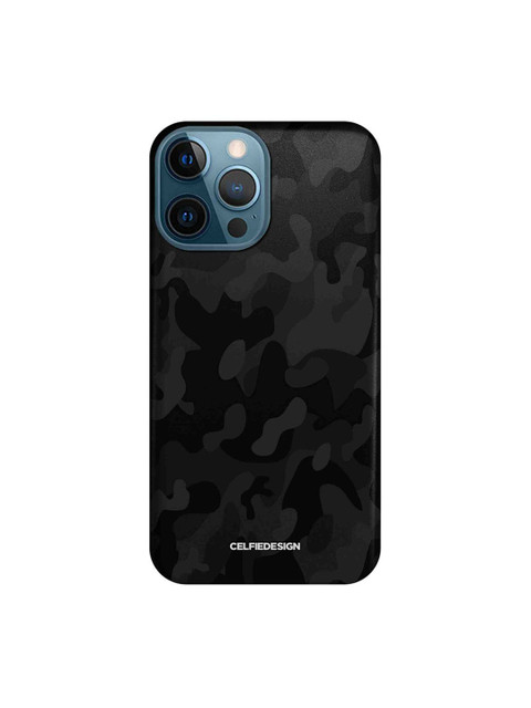 

CelfieDesign Black Camo iPhone 12 Pro Max Back Case