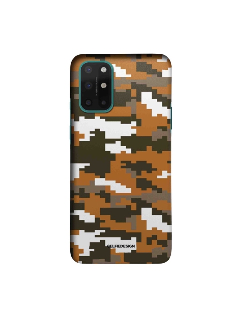 

CelfieDesign Brown & Black Camo Pixel OnePlus 8T Slim Back Case