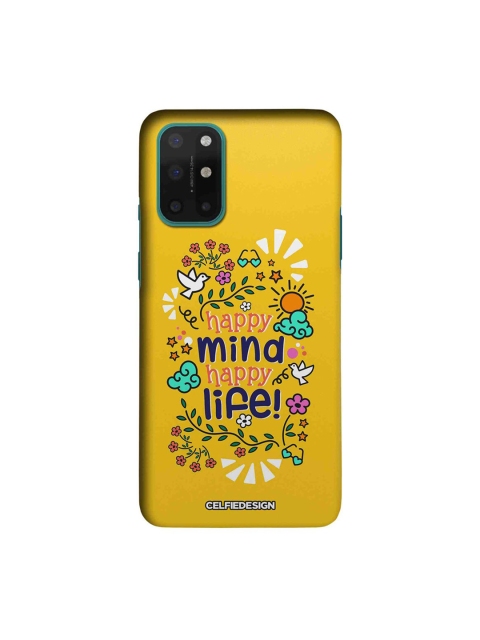 

CelfieDesign Yellow & Violet Happy Mind Happy Life OnePlus 8T Slim Back Case