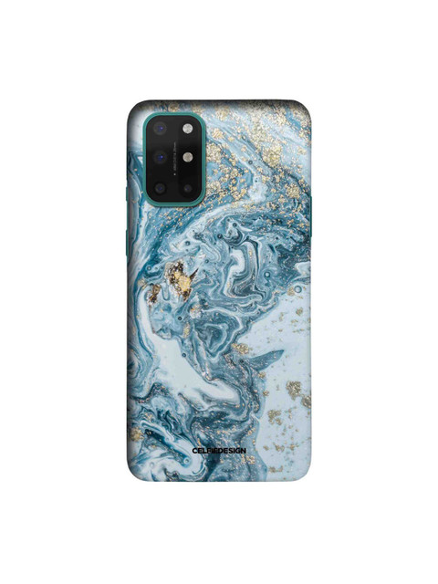

CelfieDesign White & Blue Marble Macubus OnePlus 8T Slim Back Case