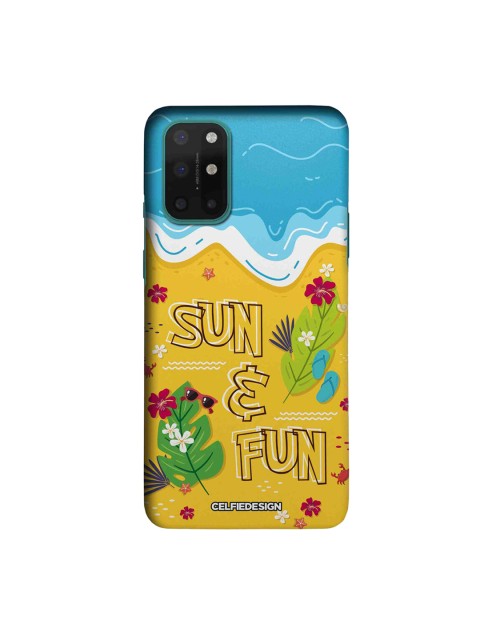 

CelfieDesign Yellow & Blue Sun And Fun OnePlus 8T Slim Back Case