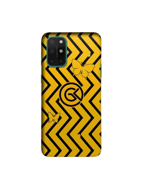 

CelfieDesign Black & Yellow Bolt OnePlus 8T Slim Back Case