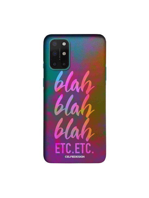 

CelfieDesign Pink & Blue Typography OnePlus 8T Back Case