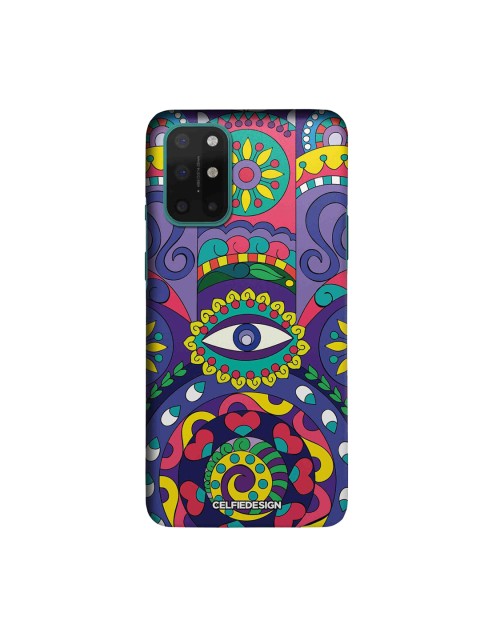 

CelfieDesign Purple & Pink Humsa OnePlus 8T Slim Back Case