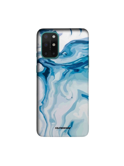 

CelfieDesign Blue & White Absract Printed OnePlus 8T Back Case