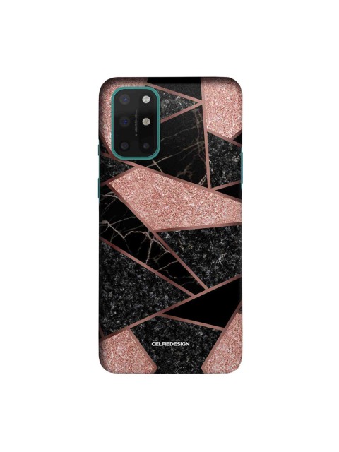 

CelfieDesign Black & Pink Marble New York OnePlus 8T Slim Back Case