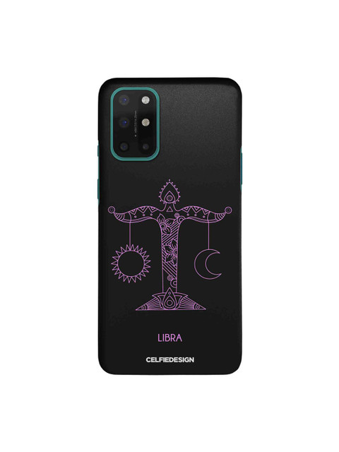 

CelfieDesign Black & Pink Libra OnePlus 8T Slim Back Case