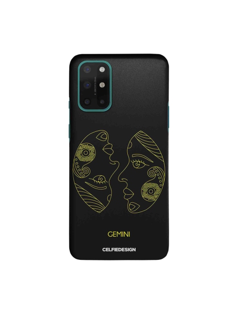

CelfieDesign Black Gemini Printed OnePlus 8T Slim Back Case