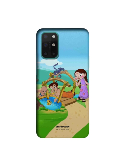 

CelfieDesign Blue & Green Chota Bheem And The Duck OnePlus 8T Slim Back Case