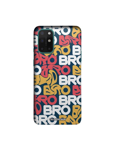 

CelfieDesign Multi-Coloured Bro OnePlus 8T Slim Back Case
