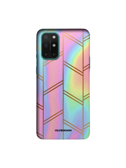 

CelfieDesign Pink & Blue Rainbow Galaxy OnePlus 8T Slim Back Case