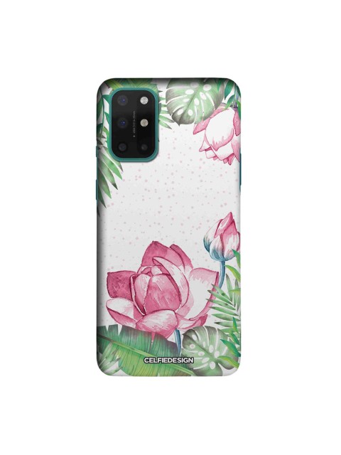 

CelfieDesign White & Pink Laotian Lotus OnePlus 8T Slim Back Case