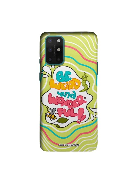 

CelfieDesign Green & White Typography OnePlus 8T Slim Back Case