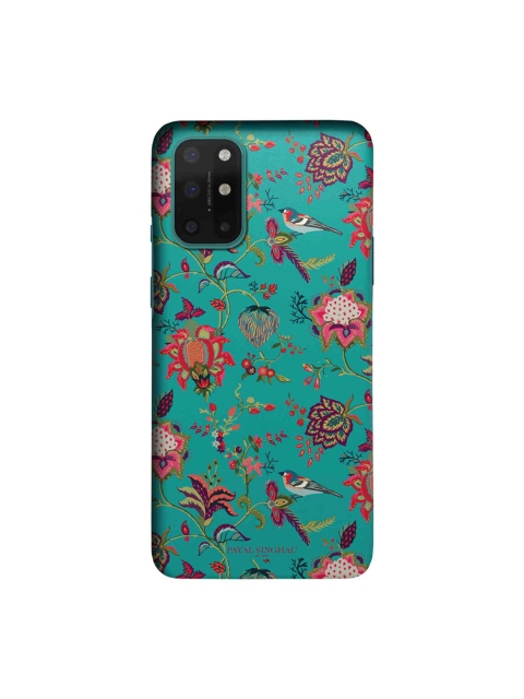 

CelfieDesign Teal & Pink Payal Singhal Chidiya OnePlus 8T Slim Back Case