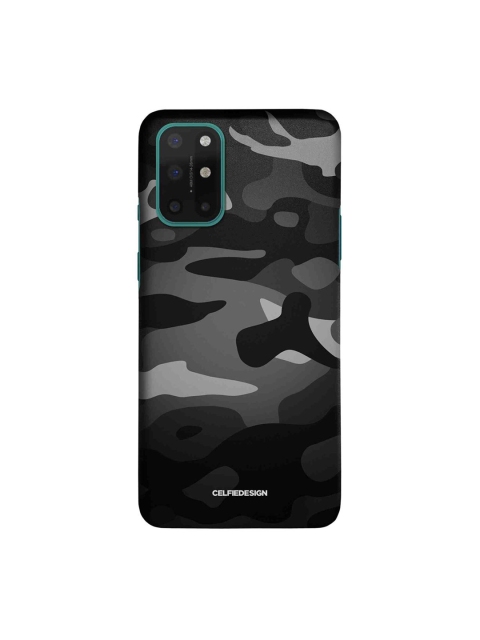 

CelfieDesign Grey & Black Camo Gunmetal OnePlus 8T Slim Back Case