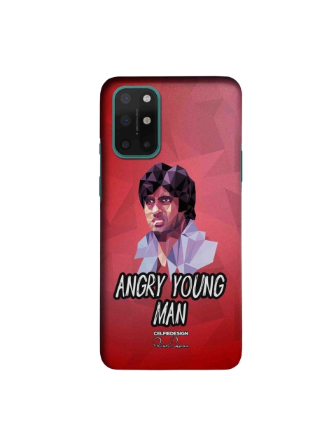 

CelfieDesign Red & White AB Angry Young Man OnePlus 8T Slim Back Case