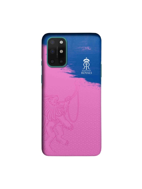 

CelfieDesign Pink & Blue Rajasthan Royals Crest OnePlus 8T Slim Back Case