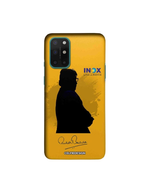 

CelfieDesign Yellow & Black InoxBB OnePlus 8T Slim Back Case