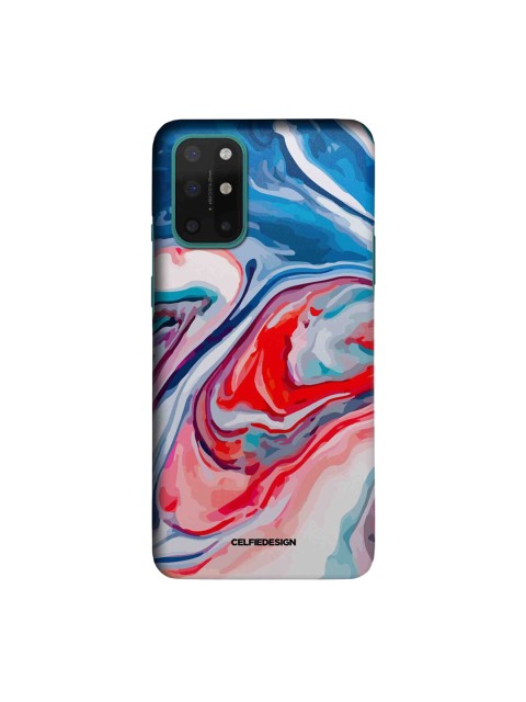 

CelfieDesign Red & Blue Liquid Funk OnePlus 8T Slim Back Case