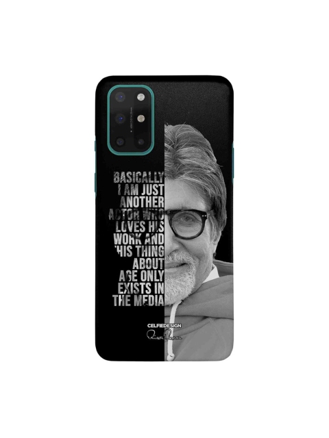 

CelfieDesign Black & White AB Wise Words OnePlus 8T Slim Back Case