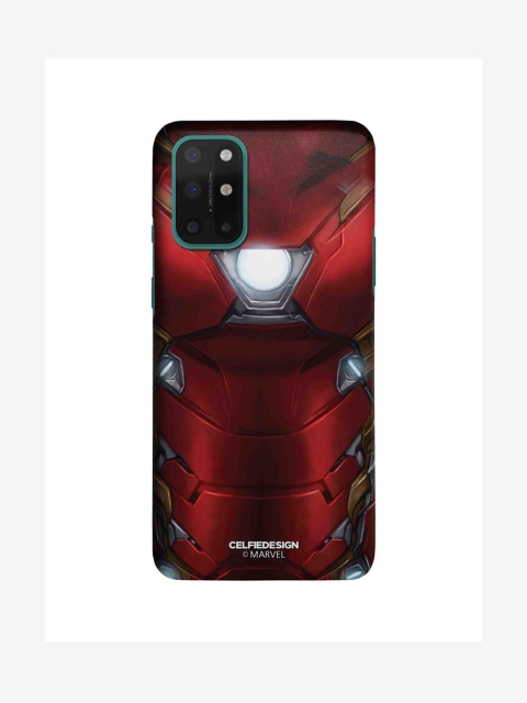 

CelfieDesign Red & White Iron Man OnePlus 8T Slim Back Case