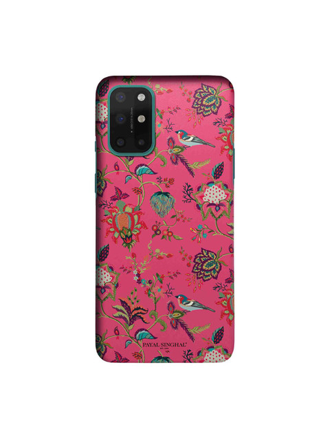 

CelfieDesign Pink & Green Payal Singhal Chidiya OnePlus 8T Slim Back Case