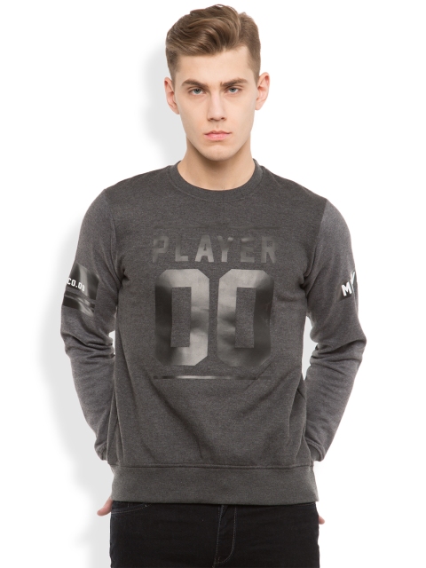 

LOCOMOTIVE Grey Printed Sweatshirt