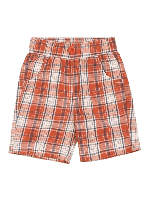 

Donuts Boys Red Checked Shorts