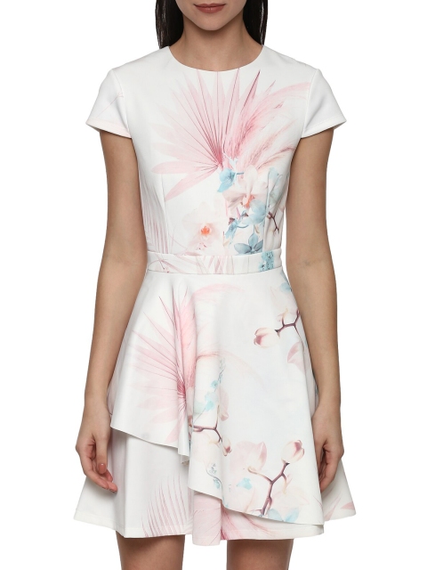 

Ted Baker Women Pink Floral Fit & Flare Dress