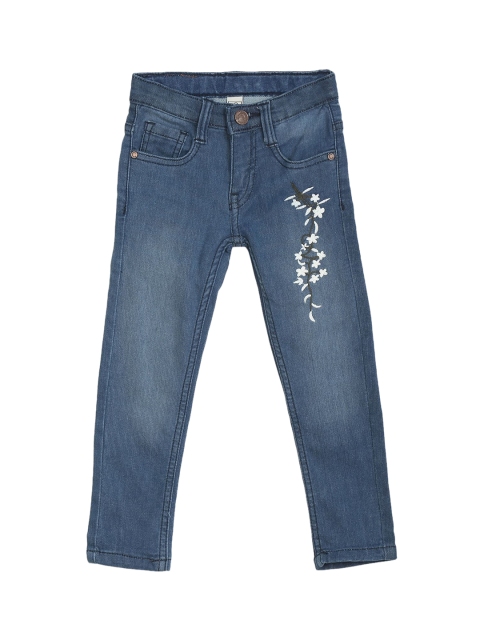 

Cherokee Girls Blue Light Fade Embroidered Jeans