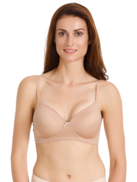 

Zivame Beige Lightly Padded Non Wired Bra