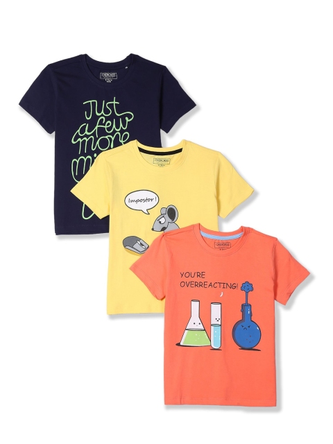 

Cherokee Boys Assorted Pack of 3 Printed T-shirt