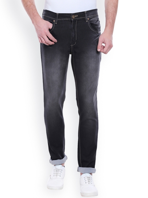 

High Star Men Black Slim Fit Mid-Rise Clean Look Jeans