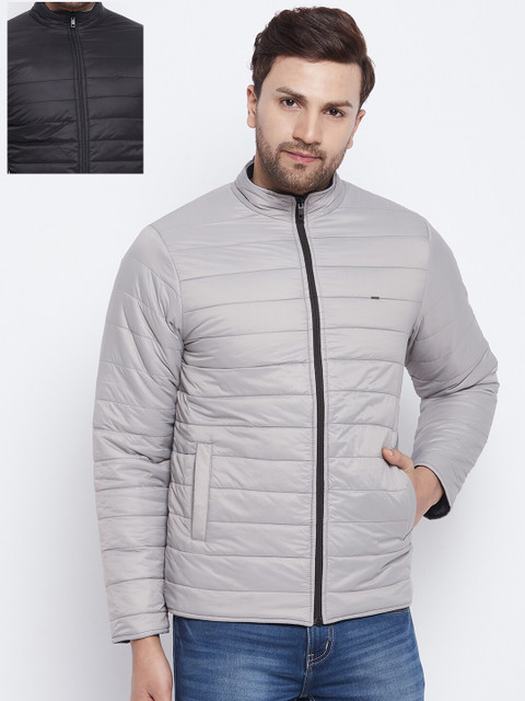 

Okane Men Black Reversible Outdoor Puffer Jacket