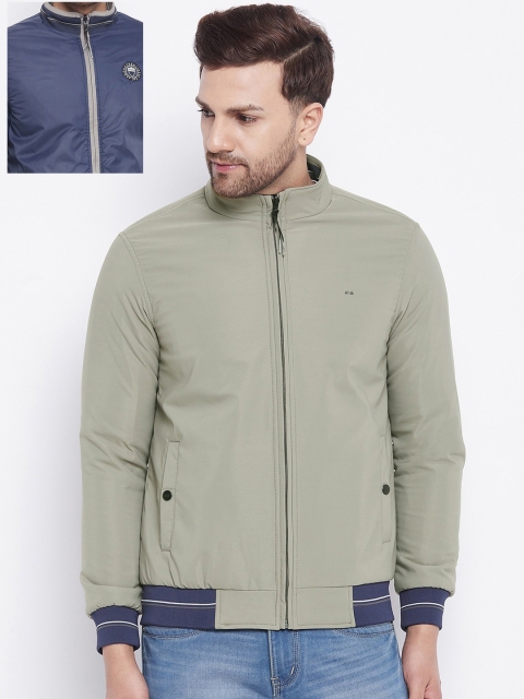 

Okane Men Beige Colourblocked Reversible Outdoor Padded Jacket