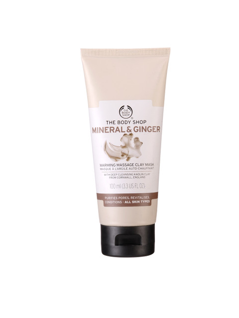 

THE BODY SHOP Ginger & Warming Mineral Massage Clay Mask 100ml, Beige