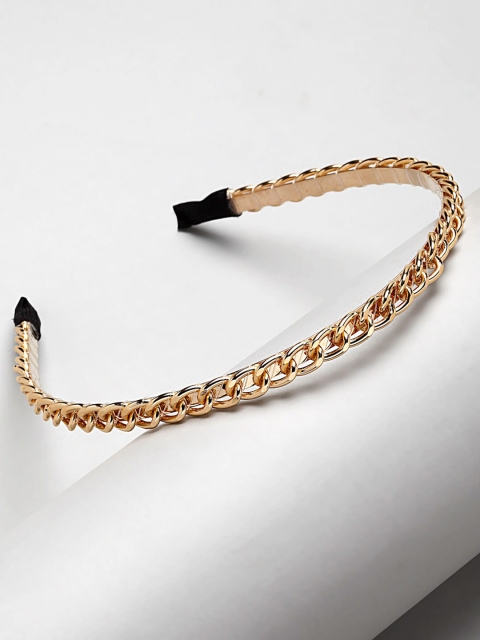 

Ferosh Women Gold Embellished Metal Hairband