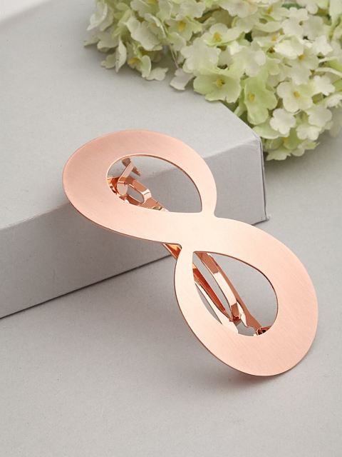 

Ferosh Women Rose Gold Infinity French Barrette