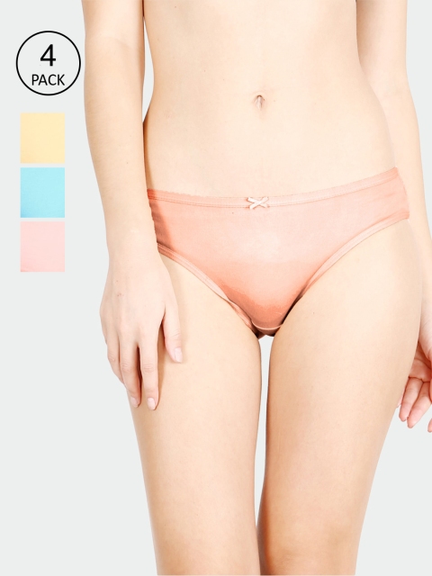 

Lux Cozi Women Pack of 4 Assorted Cotton Briefs COZIHER_PTY_TEENS_AST_4PC