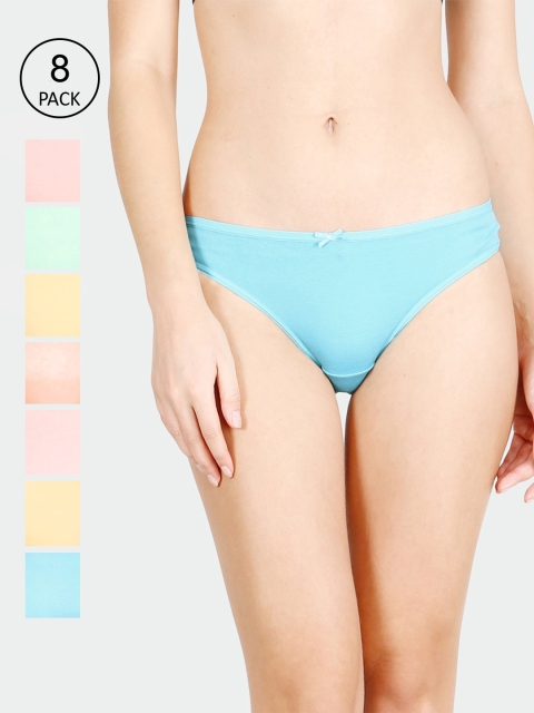 

Lux Cozi Women Set of 8 Assorted Cotton Basic Briefs