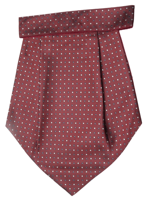 

Calvadoss Men Maroon Woven Design Cravat