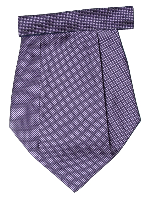 

Calvadoss Men Purple Checked Cravat