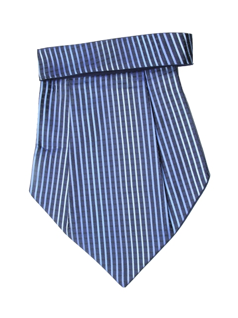 

Calvadoss Men Blue Striped Cravat