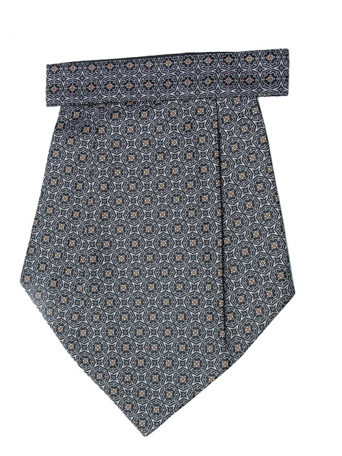 

Calvadoss Men Black & Beige Woven Design Cravat