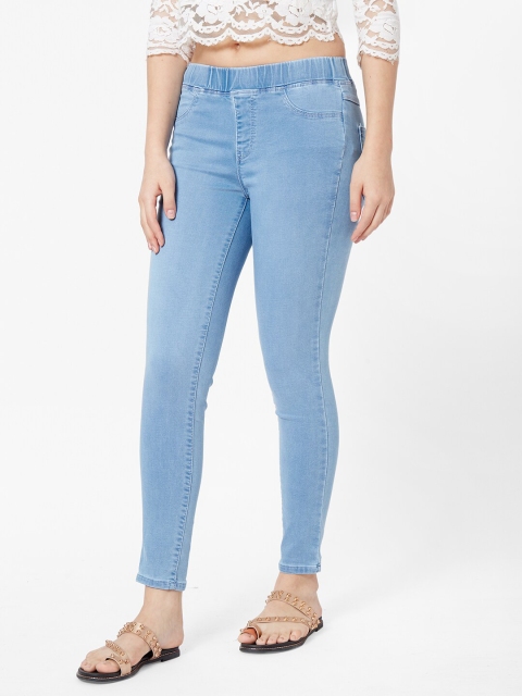 

Kraus Jeans Women Blue Mid-Rise Skinny Fit Denim Jeggings