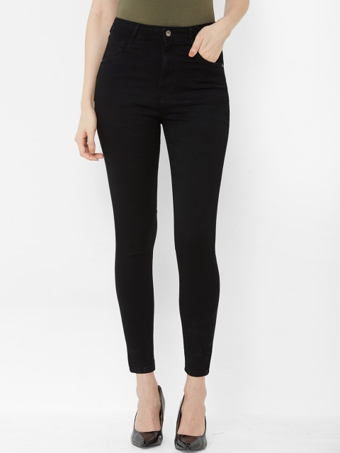 

Kraus Jeans Women Black Super Skinny Fit High-Rise Stretchable Jeans