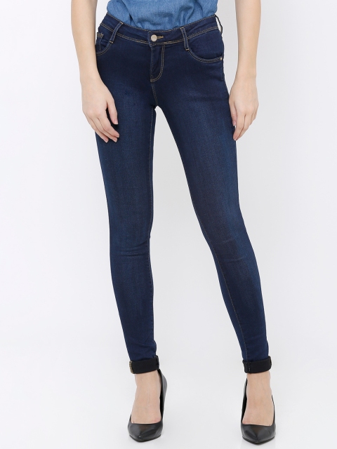 

Kraus Jeans Women Blue Skinny Fit Light Fade Stretchable Jeans