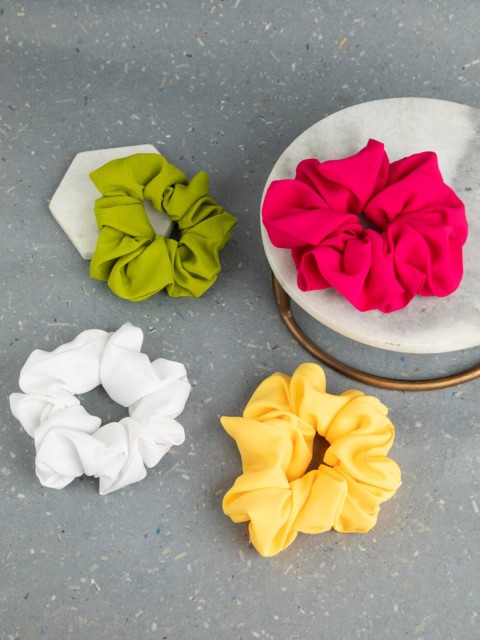 

DEEBACO Set Of 4 Women Multi-Colored Ponytail Holders