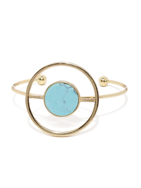 

Pipa Bella Gold-Toned & Turquoise Blue Cuff Bracelet